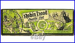 Vintage Marx Robin Hood Sherwood Forest Medieval Castle Playset Unused NOS withBox