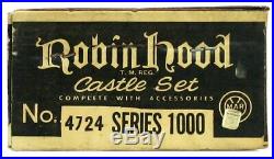 Vintage Marx Robin Hood Sherwood Forest Medieval Castle Playset Unused NOS withBox