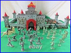 Vintage Marx Robinhood Castle Set #4719 & Accessories