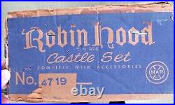 Vintage Marx Robinhood Castle Set #4719 & Accessories