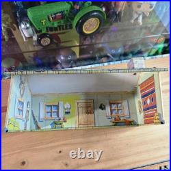 Vintage Marx Roy Rogers Double R Bar Ranch Rodeo Playset Litho Bunkhouse Cowboys