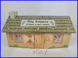 Vintage Marx Roy Rogers Double R Bar Ranch Rodeo Playset Litho Bunkhouse Cowboys