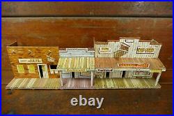 Vintage Marx Roy Rogers Mineral City Western Town Tin Building Jail side