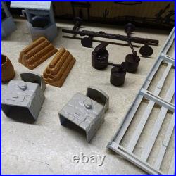 Vintage Marx Roy Rogers Rodeo Ranch Play Set + Box, Assorted Accessories Western