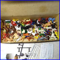 Vintage Marx Roy Rogers Rodeo Ranch Play Set + Box, Assorted Accessories Western