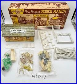 Vintage Marx Roy Rogers Rodeo Ranch Play Set with Original Box and EXTRAS