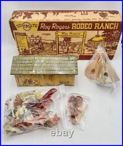 Vintage Marx Roy Rogers Rodeo Ranch Play Set with Original Box and EXTRAS