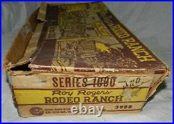 Vintage Marx Roy Rogers Rodeo Ranch Playset with box