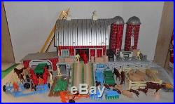 Vintage Marx Sears #6009 Tin Farm Platform Barn Play Set 271 Pieces