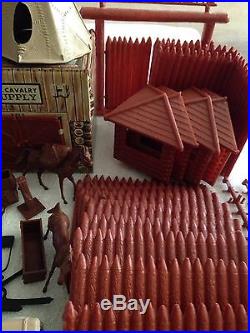 Vintage Marx Sears 6059 Fort Apache Play Set (No Box) From 1964