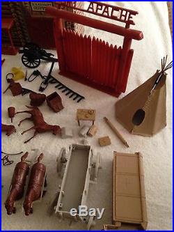 Vintage Marx Sears 6059 Fort Apache Play Set (No Box) From 1964