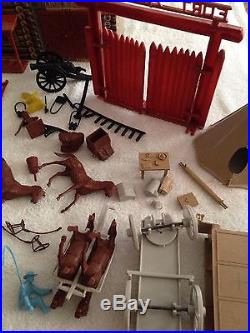Vintage Marx Sears 6059 Fort Apache Play Set (No Box) From 1964