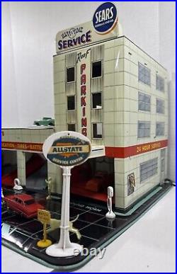 Vintage Marx Sears Allstate Happi Time Service station withelevator Tin Toy