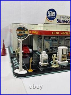 Vintage Marx Sears Allstate Happi Time Service station withelevator Tin Toy