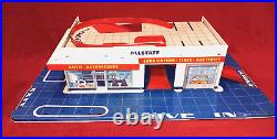 Vintage Marx Sears Allstate Service Station Tin Litho 26 X 15 X 6 Please Read