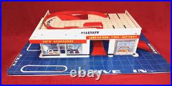 Vintage Marx Sears Allstate Service Station Tin Litho 26 X 15 X 6 Please Read