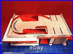 Vintage Marx Sears Allstate Service Station Tin Litho 26 X 15 X 6 Please Read