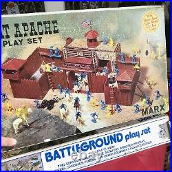 Vintage Marx Sears Fort Apache Playset -read