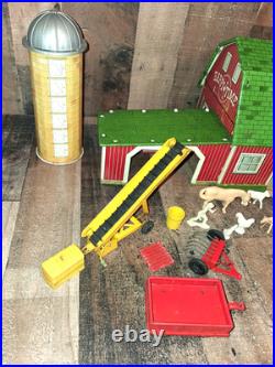 Vintage Marx Sears Happi Time Farm 1959 withAnimals Farm Equipment Read