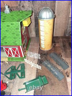Vintage Marx Sears Happi Time Farm 1959 withAnimals Farm Equipment Read