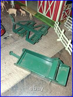 Vintage Marx Sears Happi Time Farm 1959 withAnimals Farm Equipment Read