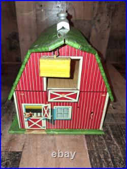 Vintage Marx Sears Happi Time Farm 1959 withAnimals Farm Equipment Read