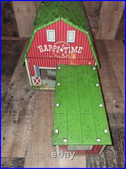 Vintage Marx Sears Happi Time Farm 1959 withAnimals Farm Equipment Read