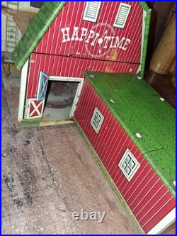 Vintage Marx Sears Happi Time Farm 1959 withAnimals Farm Equipment Read