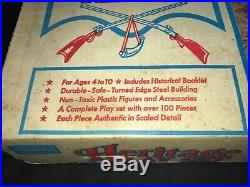 Vintage Marx Sears Heritage Battle Of The Alamo Play Set 7959091C in Box