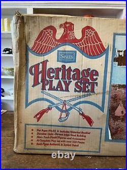 Vintage Marx Sears Heritage Fort Apache Playset for Clean Up / Repair / Parts