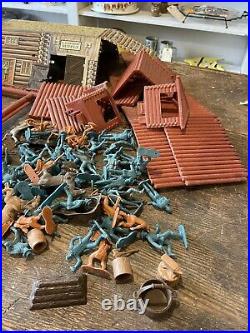 Vintage Marx Sears Heritage Fort Apache Playset for Clean Up / Repair / Parts