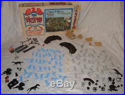 Vintage Marx Sears Heritage Play Set The Blue And The Gray Orig Box 89 Pcs
