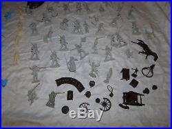 Vintage Marx Sears Heritage Play Set The Blue And The Gray Orig Box 89 Pcs