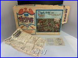 Vintage Marx Sears Heritage The Blue And The Gray CIVIL War Playset 99% Complete