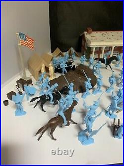 Vintage Marx Sears Heritage The Blue And The Gray CIVIL War Playset 99% Complete