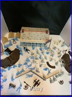 Vintage Marx Sears Heritage The Blue And The Gray CIVIL War Playset 99% Complete