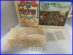 Vintage Marx Sears Heritage The Blue And The Gray CIVIL War Playset 99% Complete