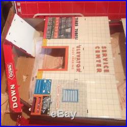 Vintage Marx Service Station Old Toy Store Stock Mib Never Assembled Model 1000