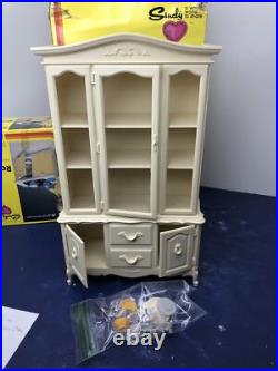 Vintage Marx Sindy Doll Play Set Range Oven Refrigerator Cabinet 1970's With Boxes