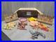 Vintage Marx Super Circus Big Top Tent Play Set Tin Litho Almost Complete Great