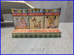 Vintage Marx Super Circus Big Top Tent Play Set Tin Litho Almost Complete Great
