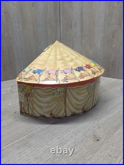 Vintage Marx Super Circus Big Top Tent Play Set Tin Litho Almost Complete Great