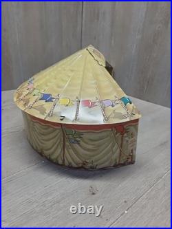 Vintage Marx Super Circus Big Top Tent Play Set Tin Litho Almost Complete Great
