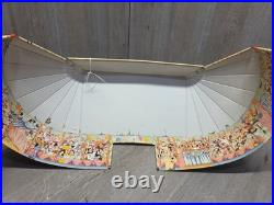 Vintage Marx Super Circus Big Top Tent Play Set Tin Litho Almost Complete Great