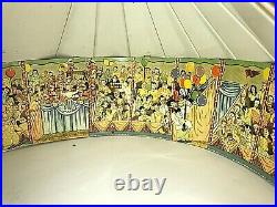 Vintage Marx Super Circus Play Set Tin Litho with Lots of Figures