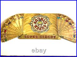 Vintage Marx Super Circus Playset Box with Tent Sideshow Panels As-Is Incomplete