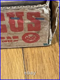 Vintage Marx Super Circus Playset Nearly Complete 1950s Tin Litho With Box