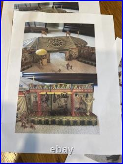 Vintage Marx Super Circus Playset Nearly Complete 1950s Tin Litho With Box
