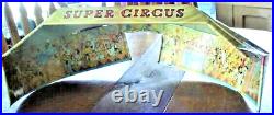 Vintage Marx Super Circus Playset -tent, Sideshow Panels, 88 Total Pcs. As Found