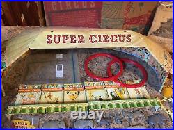 Vintage Marx Super Circus Playset with Original Box